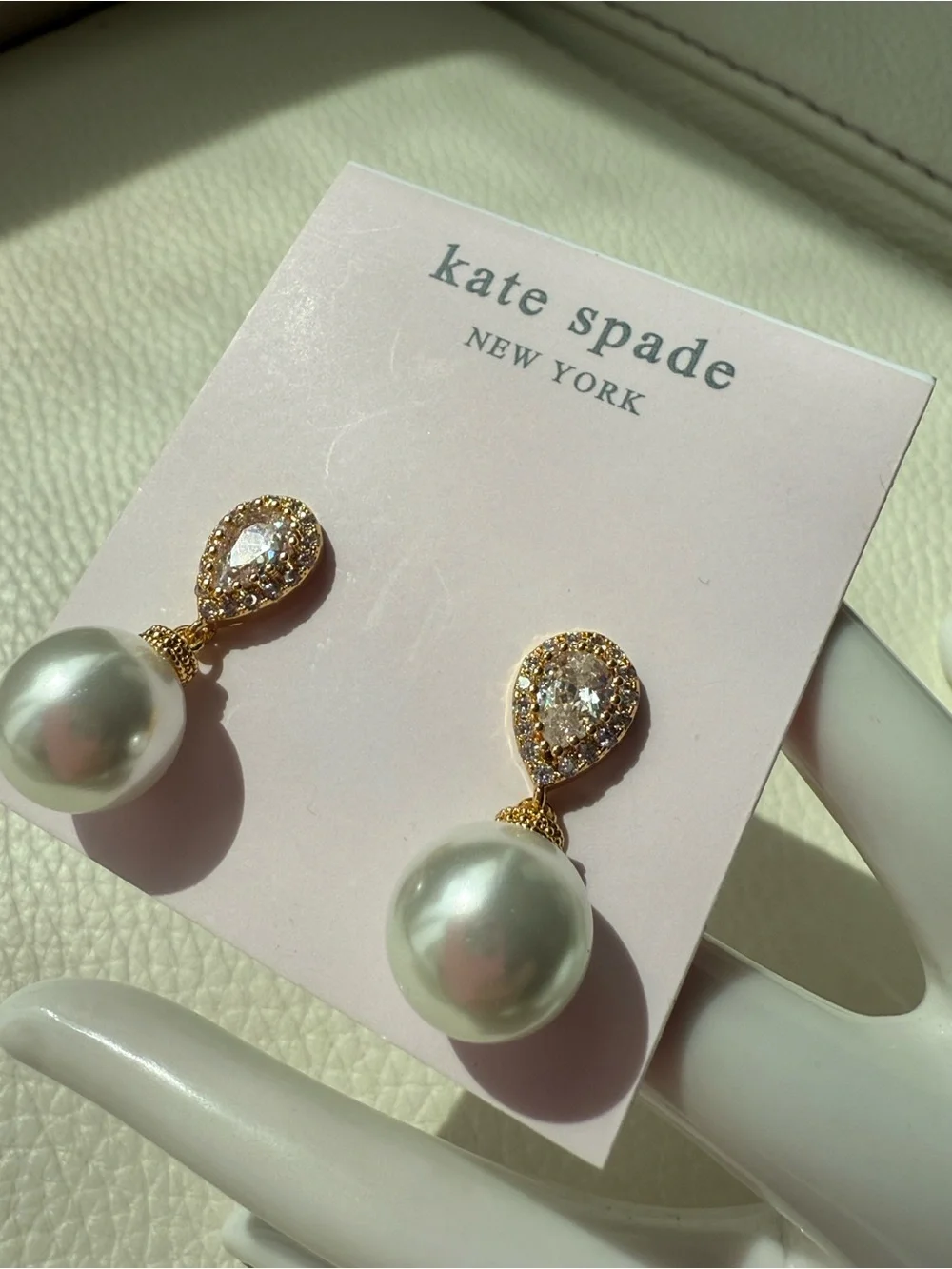 Kate‎ Spade Lady Marmalade Drop Pearl Earrings.